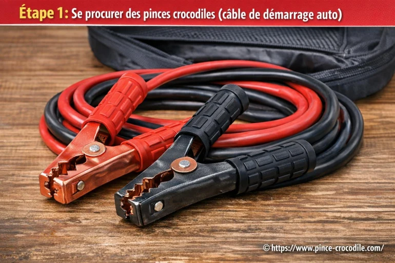 Étape #1 : Se procurer des pinces crocodiles