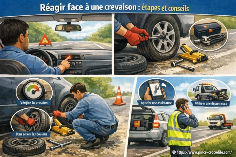 Réagir face à une crevaison : quelles sont les étapes clés à suivre ?