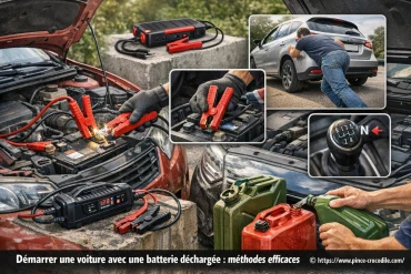 Démarrer une voiture avec une batterie déchargée : quelles méthodes efficaces utiliser ?