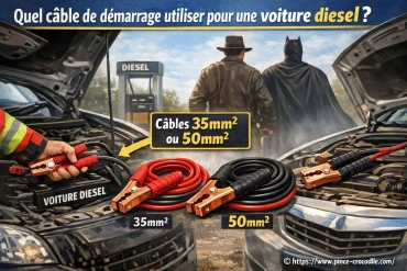 Quel câble de démarrage utiliser pour une voiture diesel ?