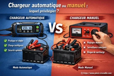 Chargeur automatique ou manuel : lequel choisir pour votre câble de démarrage ?