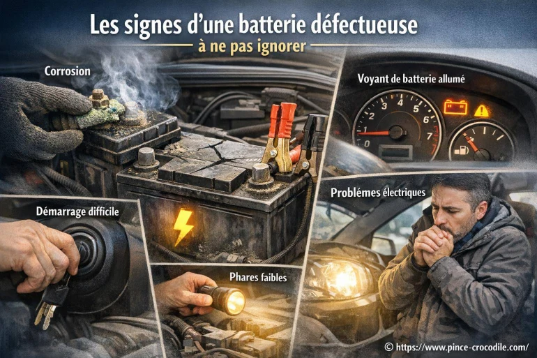 Les signes d’une batterie défectueuse à ne pas ignorer pour éviter les pannes