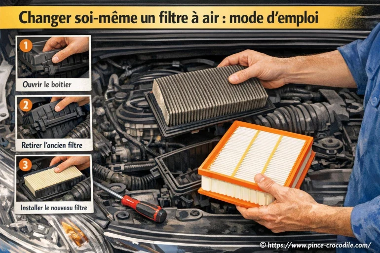 Changer soi-même un filtre à air : mode d’emploi complet