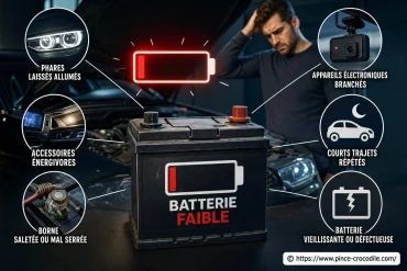 Pourquoi ma batterie de voiture se décharge-t-elle trop vite ?