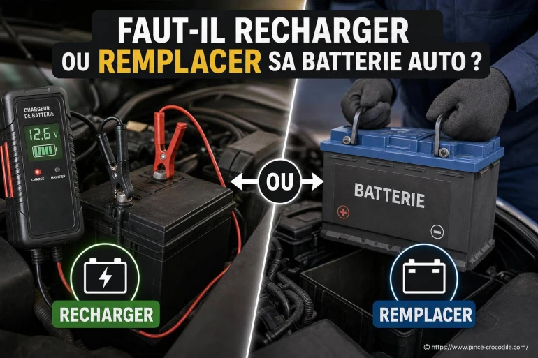 Faut-il recharger ou remplacer sa batterie auto ?