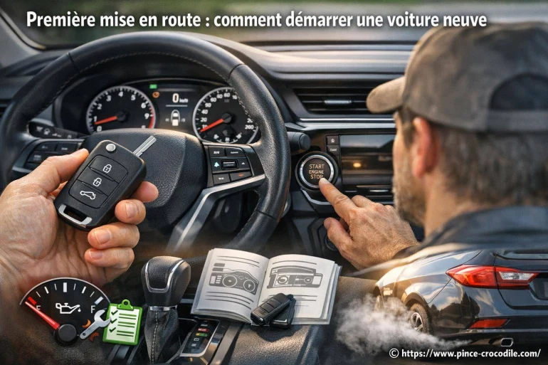 Première mise en route : comment démarrer une voiture neuve facilement