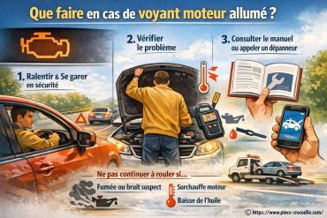 Que faire en cas de voyant moteur allumé ?