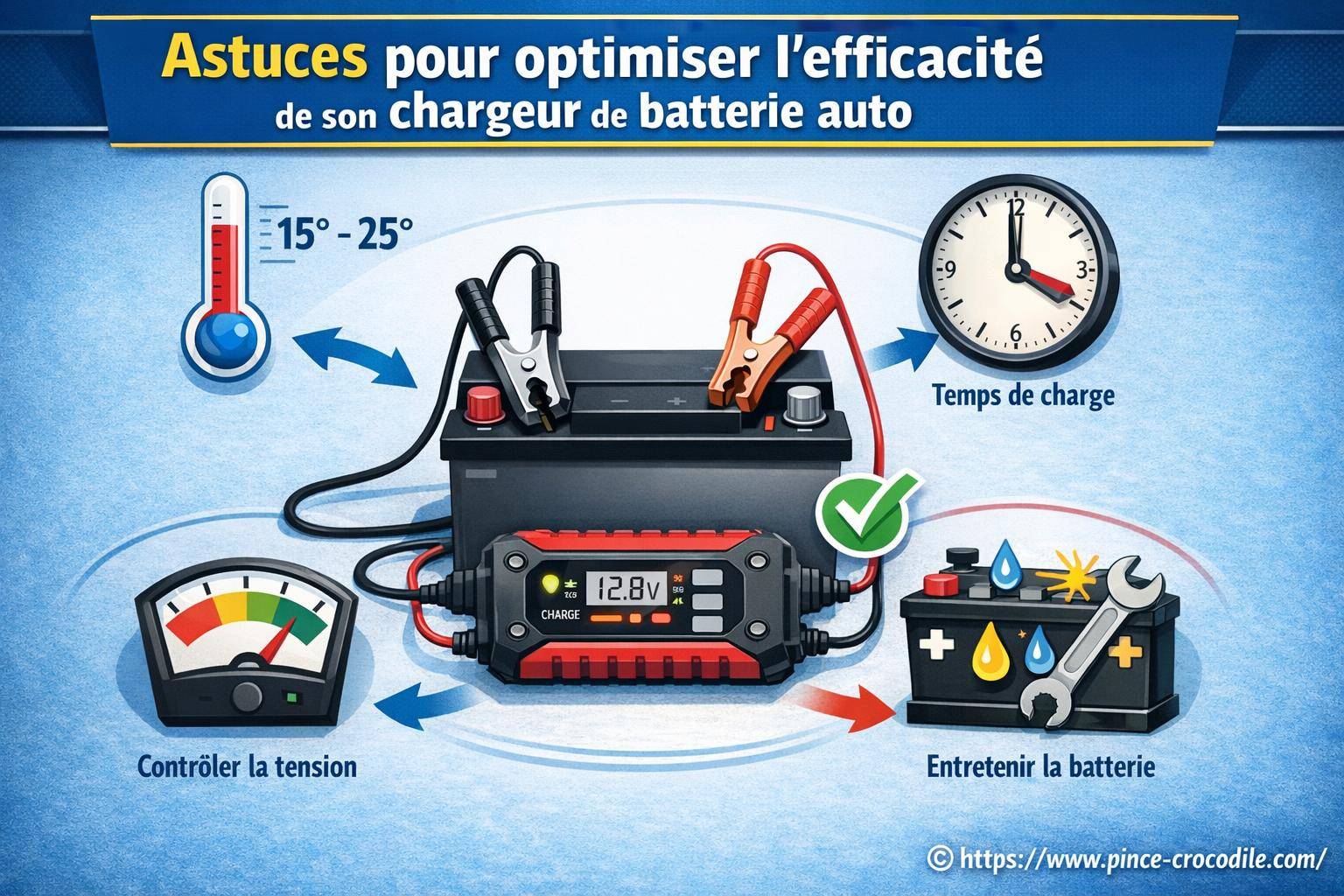 Astuces pour optimiser l’efficacité de son chargeur de batterie auto