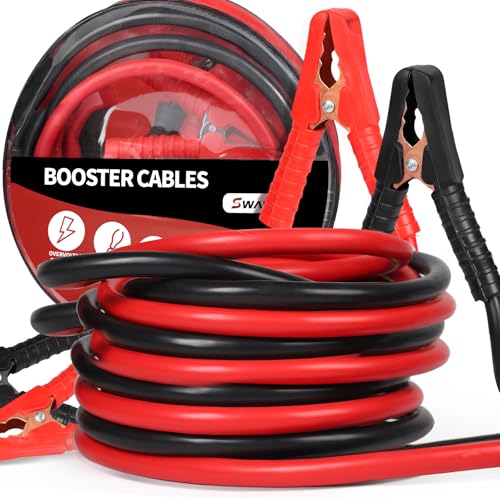 SWAWIS Cable de Demarrage Voiture 4m 50mm² 3000A 12 V/24 V C
