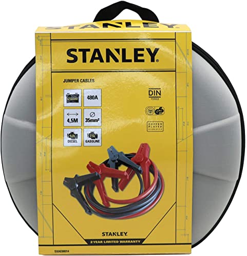 Stanley 201875 Câbles démarrage pour Batterie Voiture 35mm2 